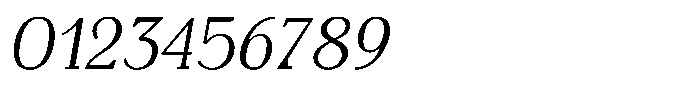 Monch Neue Italic Font OTHER CHARS