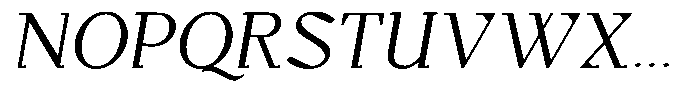 Monch Neue Italic Font UPPERCASE