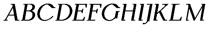 Monch Neue Medium Italic Font UPPERCASE