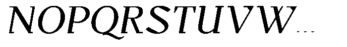Monch Neue Medium Italic Font UPPERCASE