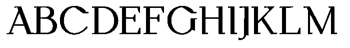 Monch Neue Medium Font UPPERCASE