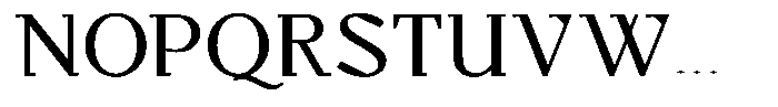 Monch Neue Medium Font UPPERCASE