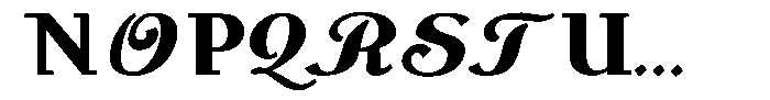 Monch Neue Rebellion Black Font LOWERCASE