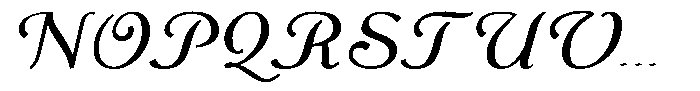 Monch Neue Script Medium Font UPPERCASE