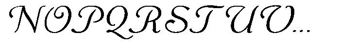 Monch Neue Script Regular Font UPPERCASE