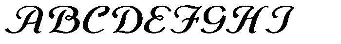 Monch Neue Script Semibold Font UPPERCASE