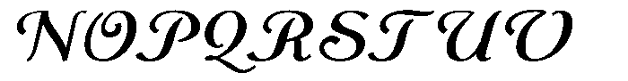 Monch Neue Script Semibold Font UPPERCASE