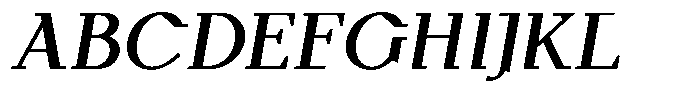 Monch Neue Semibold Italic Font UPPERCASE