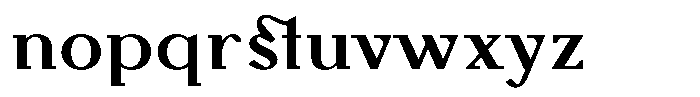 Monch Neue Semibold Font LOWERCASE