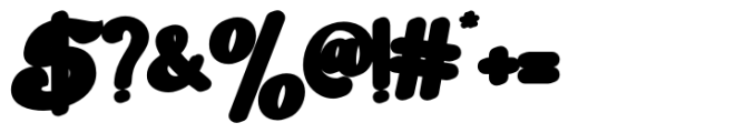 Moncho Extrude Font OTHER CHARS