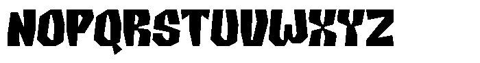 Monci Font UPPERCASE