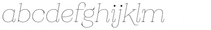 Monckeberg Alt Thin Italic Font LOWERCASE