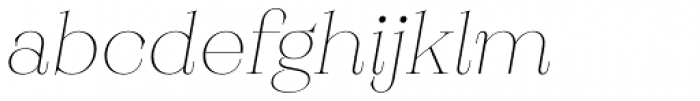 Monckeberg Extra Light Italic Font LOWERCASE
