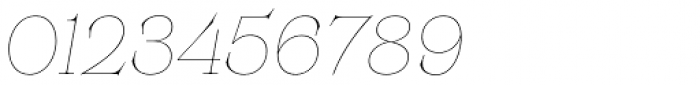Monckeberg Thin Italic Font OTHER CHARS