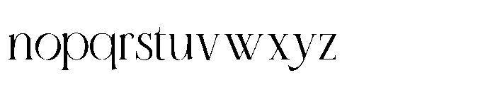 Monclaire Bold Font LOWERCASE