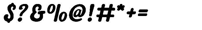 Monclaire Font OTHER CHARS
