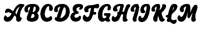 Monclaire Font UPPERCASE