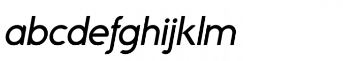 Mondapick Italic Font LOWERCASE