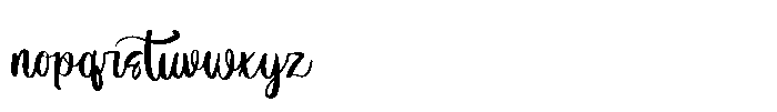 Monday Beachnes Regular Font LOWERCASE