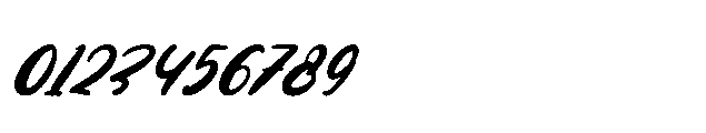 Monday Chitrus Italic Font OTHER CHARS