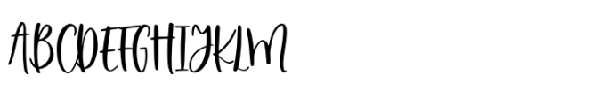 Monday Dream Handwritten Font UPPERCASE
