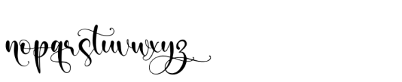 Monday Honey Regular Font LOWERCASE