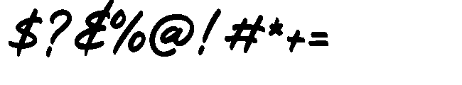 Monday Mark Regular Font OTHER CHARS
