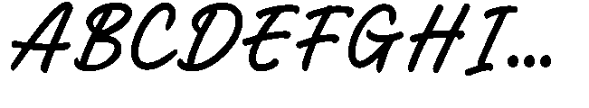 Monday Mark Regular Font UPPERCASE