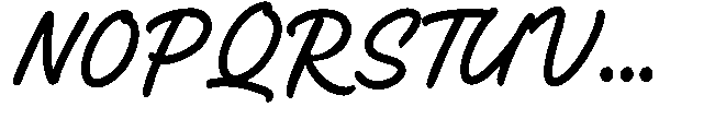 Monday Mark Regular Font UPPERCASE