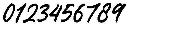 Monday Mark Rough Regular Font OTHER CHARS