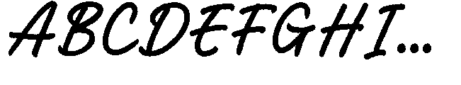 Monday Mark Rough Regular Font UPPERCASE
