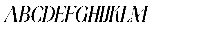 Mondeba Italic Font UPPERCASE