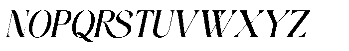 Mondeba Italic Font UPPERCASE