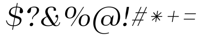 Monden Medium Italic Font OTHER CHARS