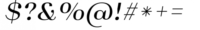 Monden Semi Bold Italic Font OTHER CHARS