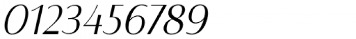 Mondish Light Italic Font OTHER CHARS