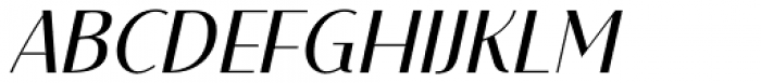 Mondish Regular Italic Font UPPERCASE