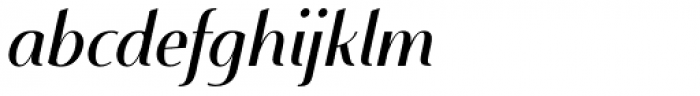 Mondish Regular Italic Font LOWERCASE
