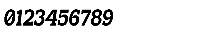 Mondly Black Condensed Slanted Font OTHER CHARS