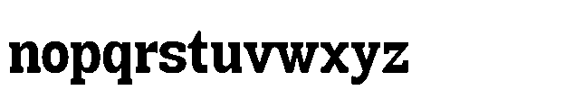 Mondly Black Condensed Font LOWERCASE