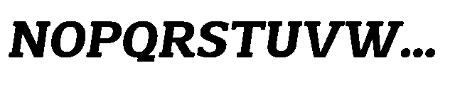 Mondly Black Slanted Font UPPERCASE