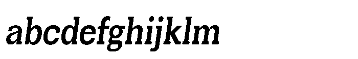 Mondly Bold Condensed Slanted FONT