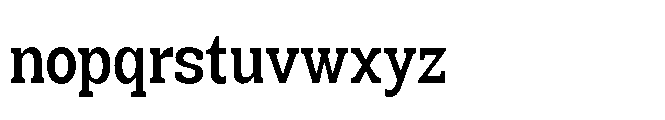 Mondly Bold Condensed Font LOWERCASE