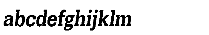 Mondly Extra Bold Condensed Slanted FONT