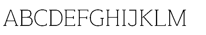 Mondly Extra Light Font UPPERCASE