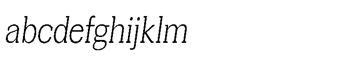 Mondly Light Condensed Slanted FONT