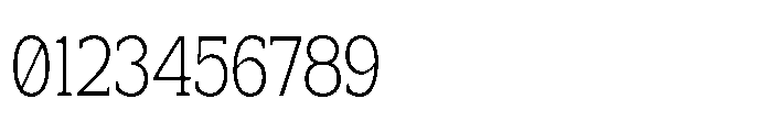 Mondly Light Condensed Font OTHER CHARS