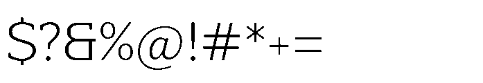Mondly Light Font OTHER CHARS