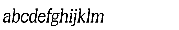 Mondly Medium Condensed Slanted FONT