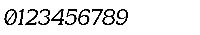 Mondly Medium Slanted Font OTHER CHARS